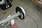 rear hub and axle restored