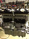 Bristol Engine completed and painted with high temp engine enamel