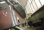 Dec 18 rotted boot panel, all the timber frame and wheel arch frames had to be remade.