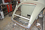 Dec 18 new boot bottom panel which had rusted away was remade and welded into position