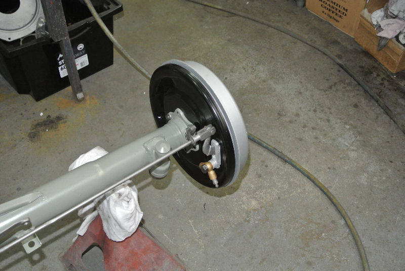rear hub and axle restored
