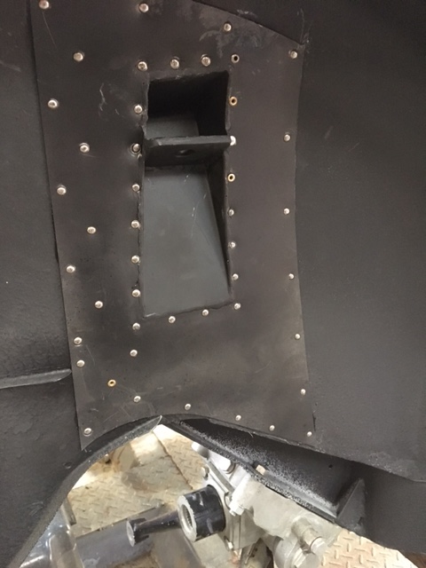 Bristol Rear shock mount to take telescopic shocks