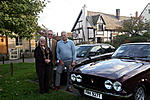 In Bretforton, with R. V. Charlton, who came to talk Bristols, taken at The Fleece Inn, a National Trust property, the original portion of which was...