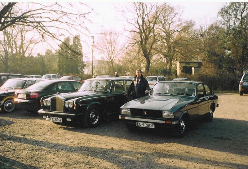 Oops ! Me and my Shadow.........plus my pal's Brigand. This photograph taken at Richmond, not actually at the 2002 Concours.