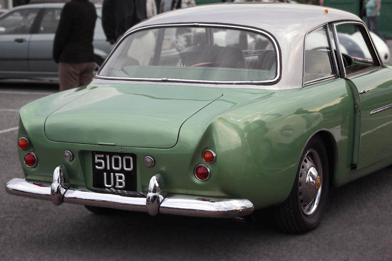 Bristol 406 tail detail, dalek roof indicator lamps, c1959