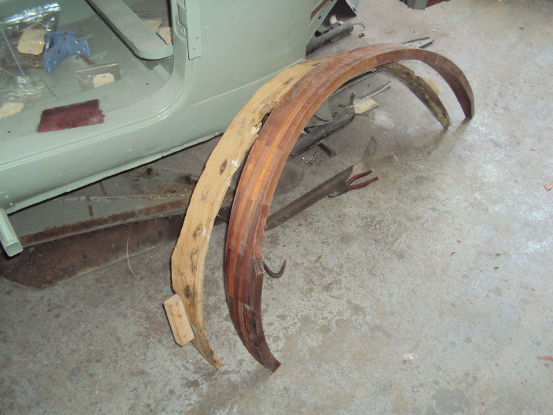 New laminated wheel arch frame
