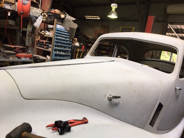 final fitting of the bonnet, gaps are spot on