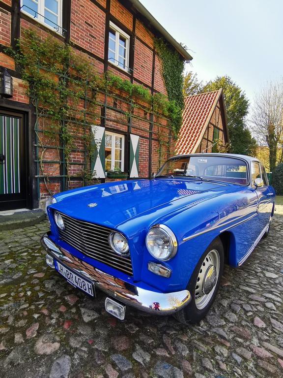 Bristol near historic water mill in Germany